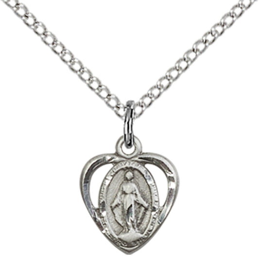 Sterling Silver Miraculous Pendant