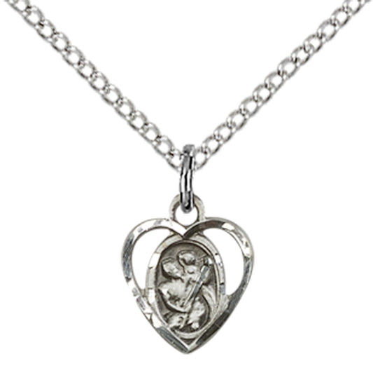 Sterling Silver St. Christopher Pendant