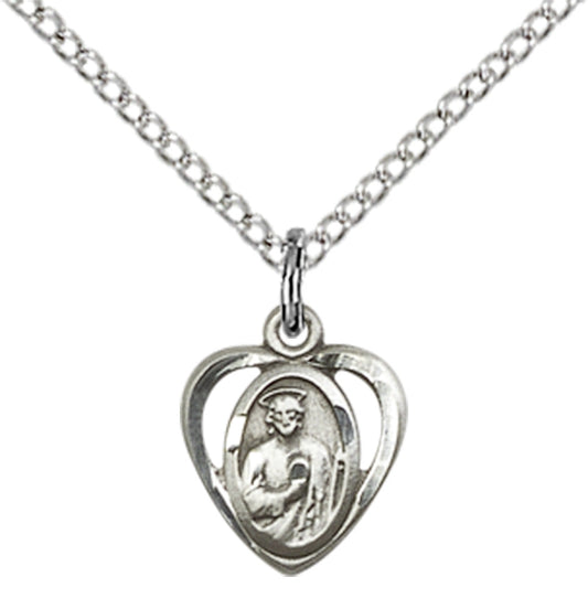 Sterling Silver St. Jude Pendant