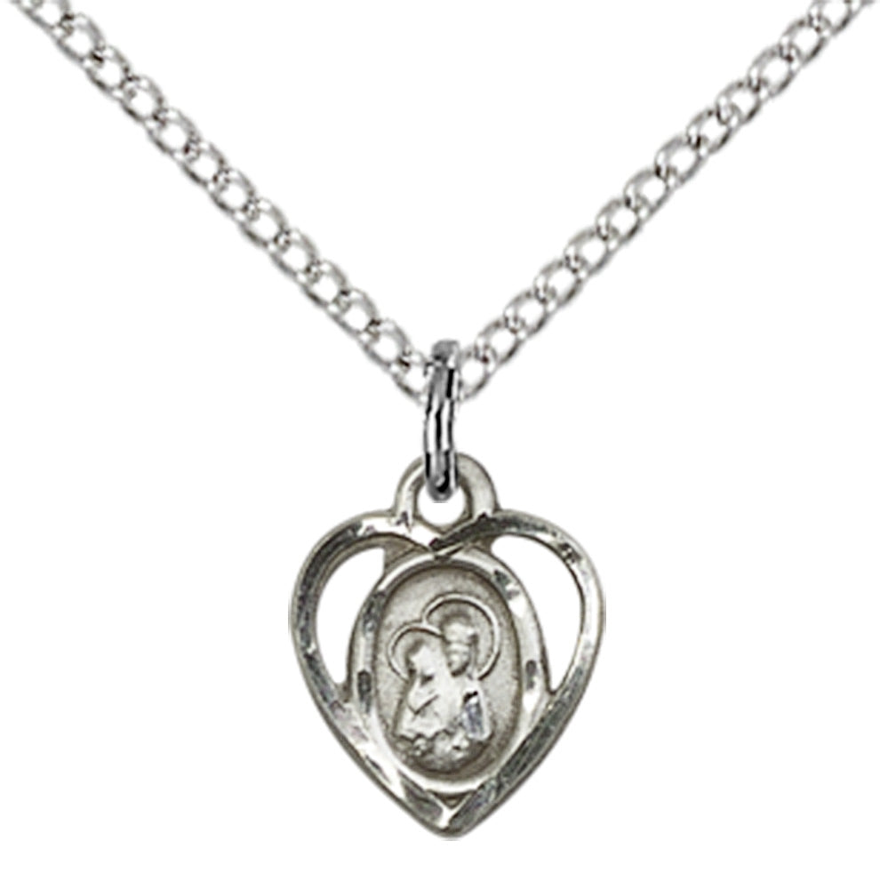 Sterling Silver O/L of Perpetual Help Pendant