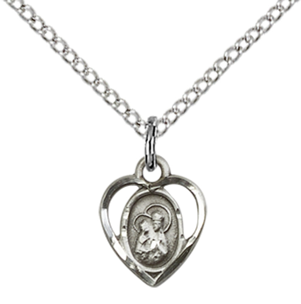 Sterling Silver St. Ann Pendant