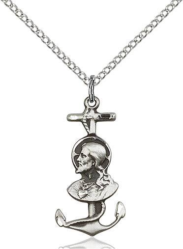 Sterling Silver St. Christopher Pendant