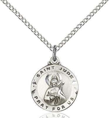 Sterling Silver St. Jude Pendant