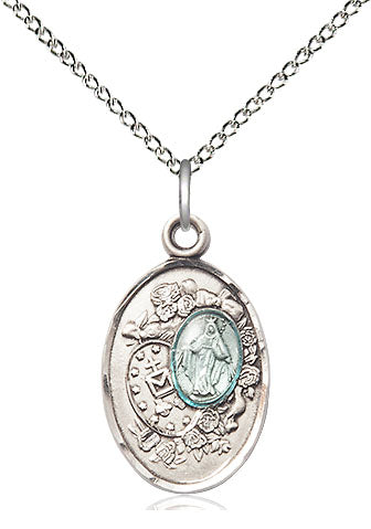 Sterling Silver Miraculous Pendant