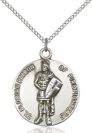 Sterling Silver St. Florain Pendant
