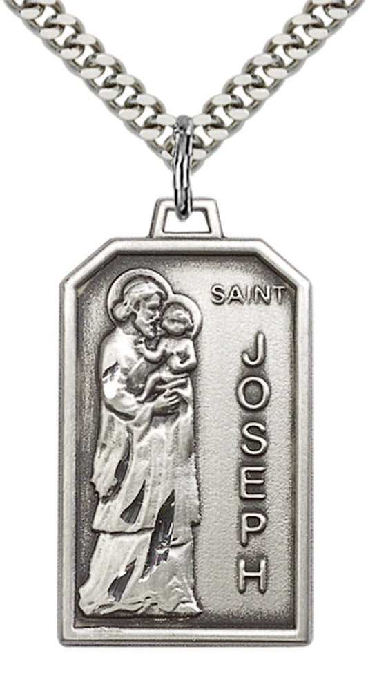 Sterling Silver St. Jospeh Pendant