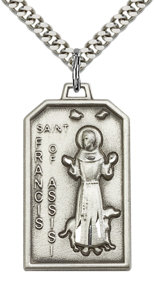 Sterling Silver St. Francis Pendant