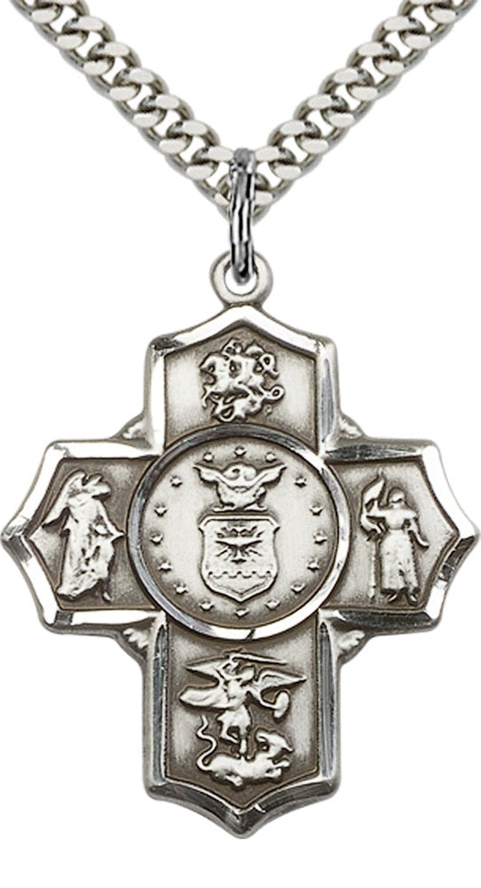 Sterling Silver 5-Way / Air Force Pendant