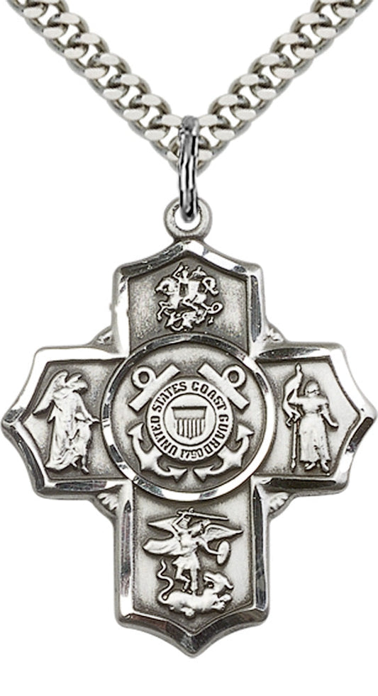 Sterling Silver 5-Way / Coast Guard Pendant