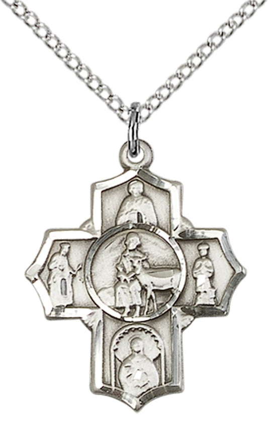 Sterling Silver 5-Way / Special Needs Pendant