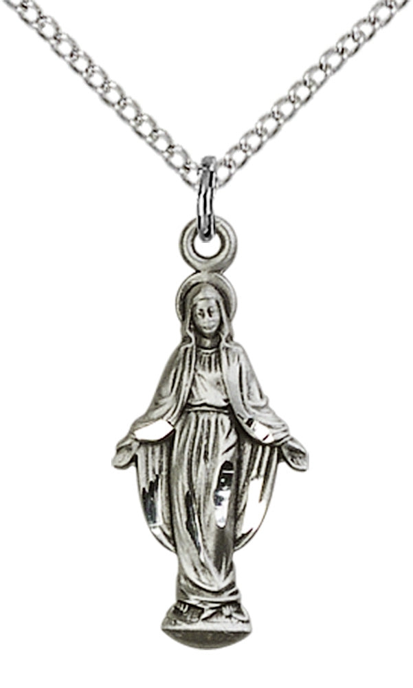 Sterling Silver Miraculous Pendant