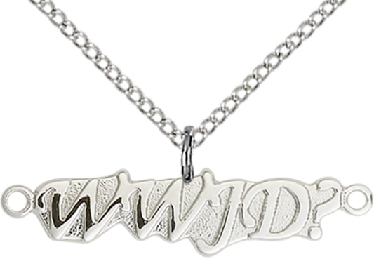 Sterling Silver WWJD Pendant