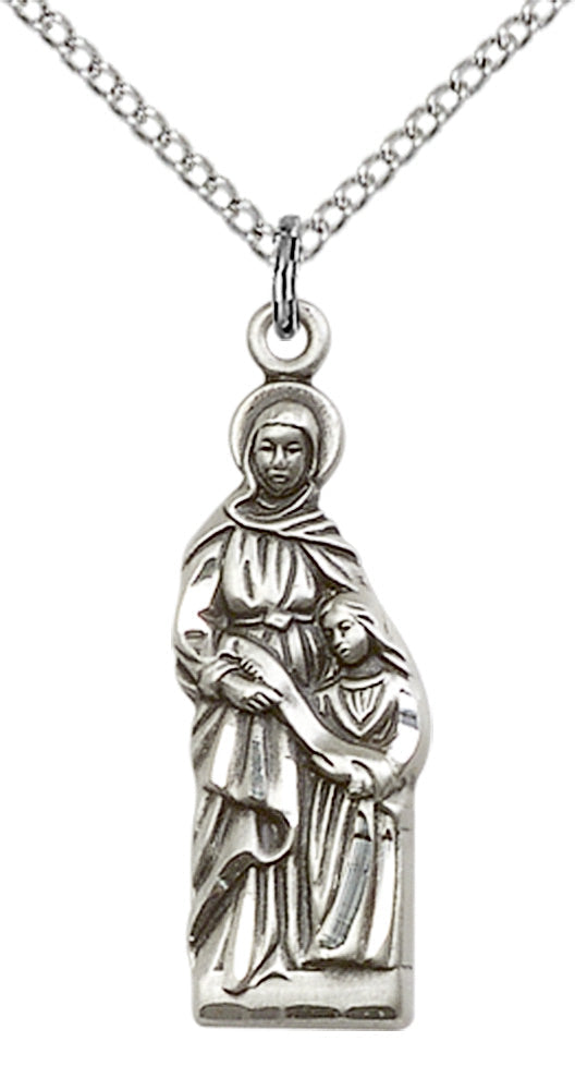 Sterling Silver St. Ann Pendant