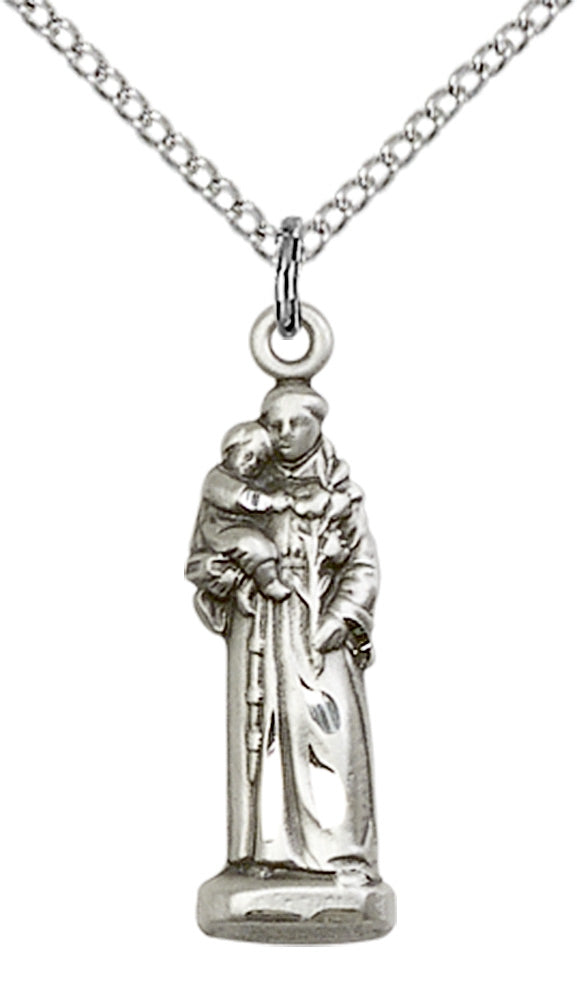 Sterling Silver St. Anthony Pendant