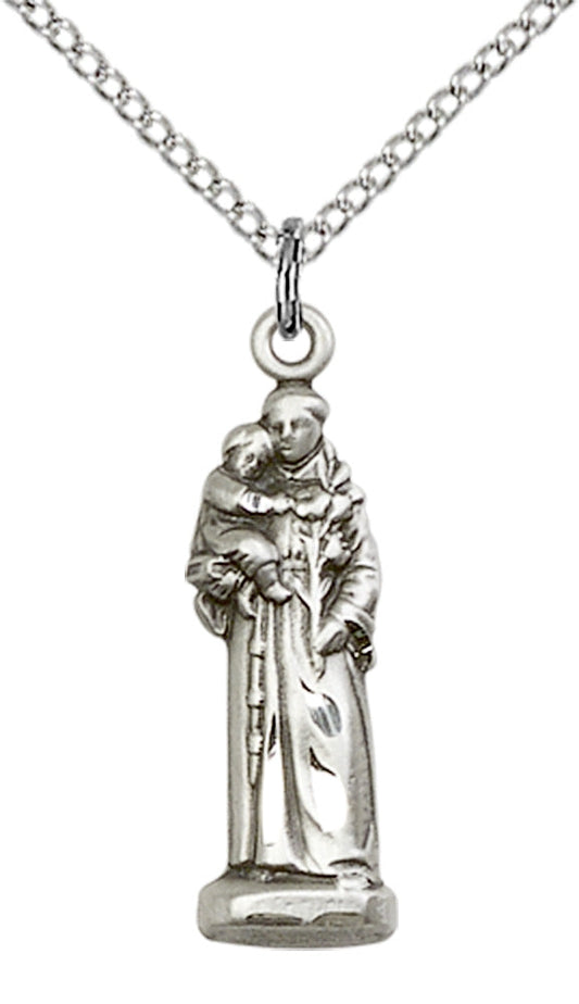 Sterling Silver St. Anthony Pendant
