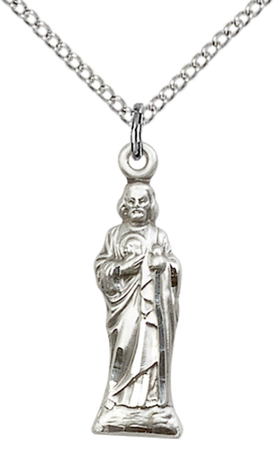 Sterling Silver St. Jude Pendant