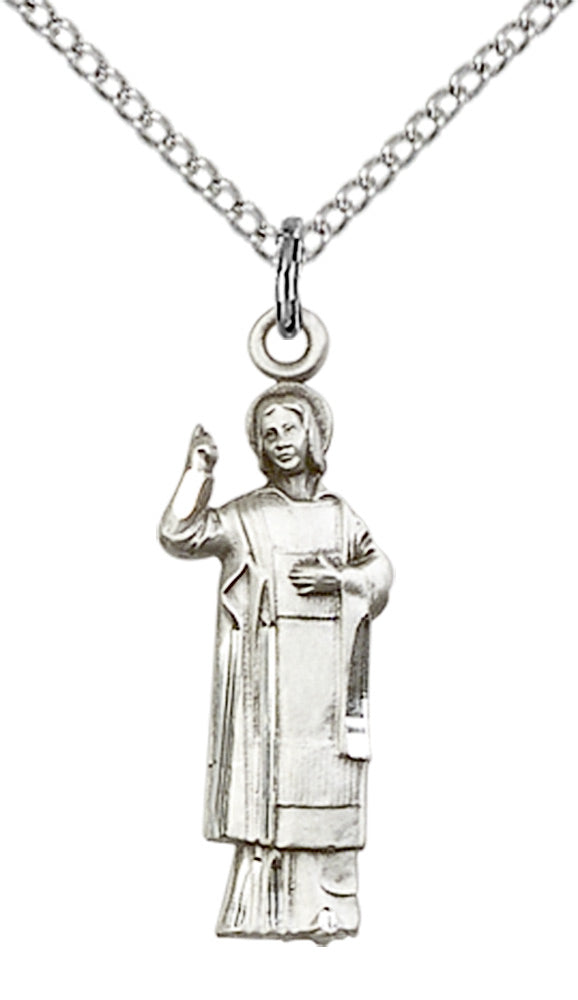 Sterling Silver St. Florian Pendant