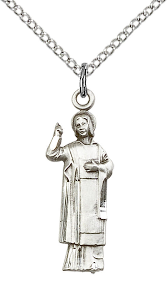 Sterling Silver St. Florian Pendant