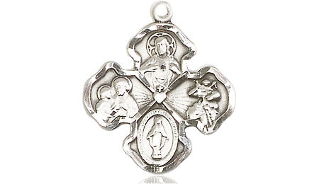 Sterling Silver 4-Way Pendant