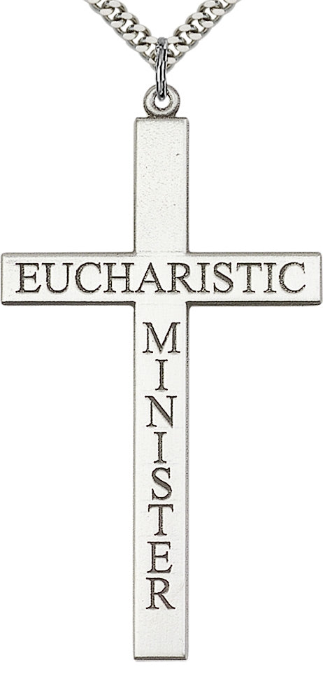 Sterling Silver Eucharistic Minister Cross Pendant
