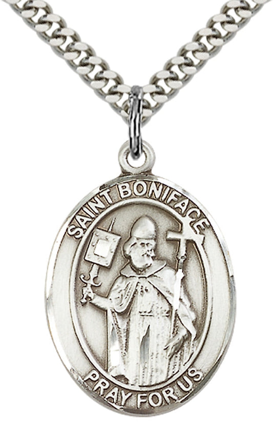 Sterling Silver St. Boniface Pendant