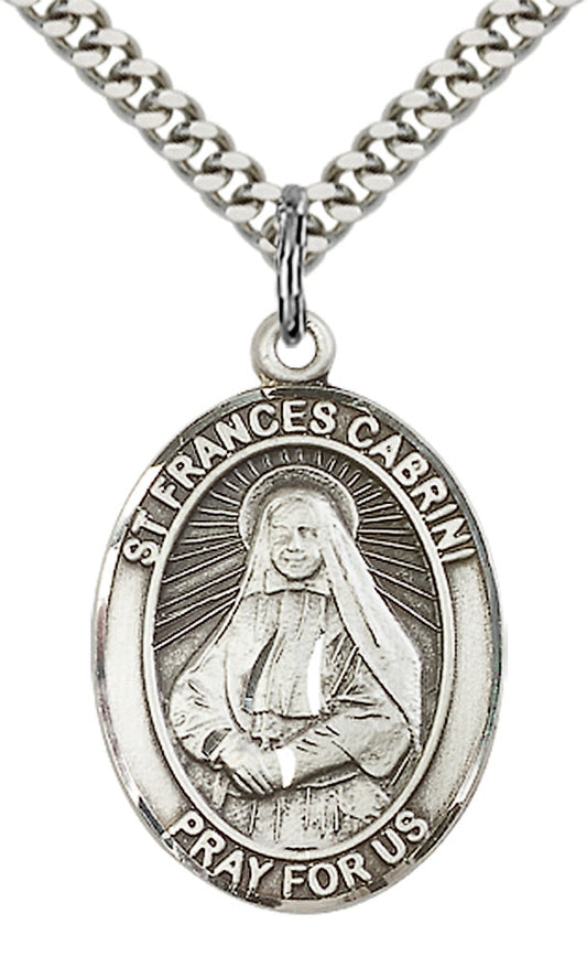 Sterling Silver St. Frances Cabrini Pendant
