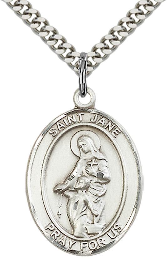 Sterling Silver St. Jane of Valois Pendant