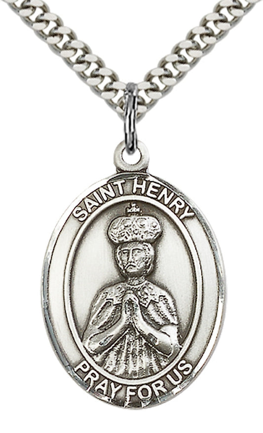 Sterling Silver St. Henry II Pendant
