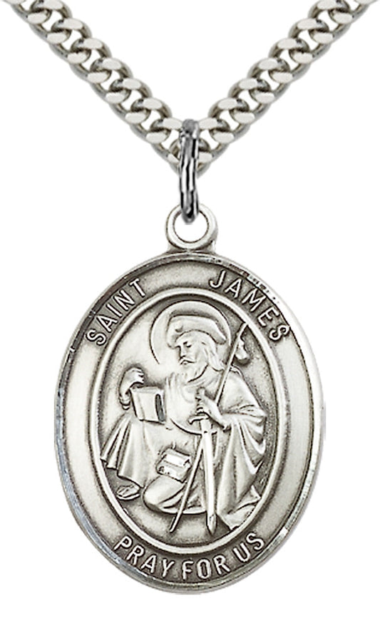 Sterling Silver St. James the Greater Pendant