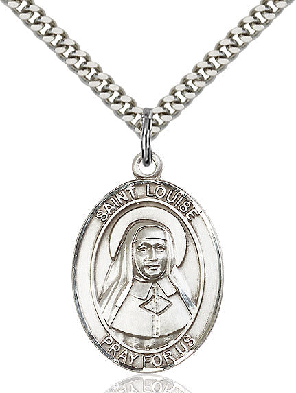 Sterling Silver St. Louise de Marillac Pendant