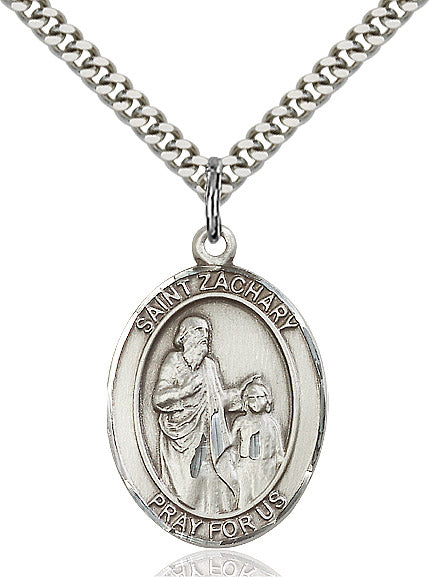 Sterling Silver St. Zachary Pendant