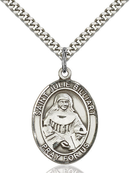Sterling Silver St. Julie Billiart Pendant