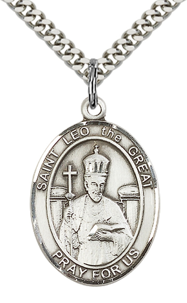 Sterling Silver St. Leo the Great Pendant