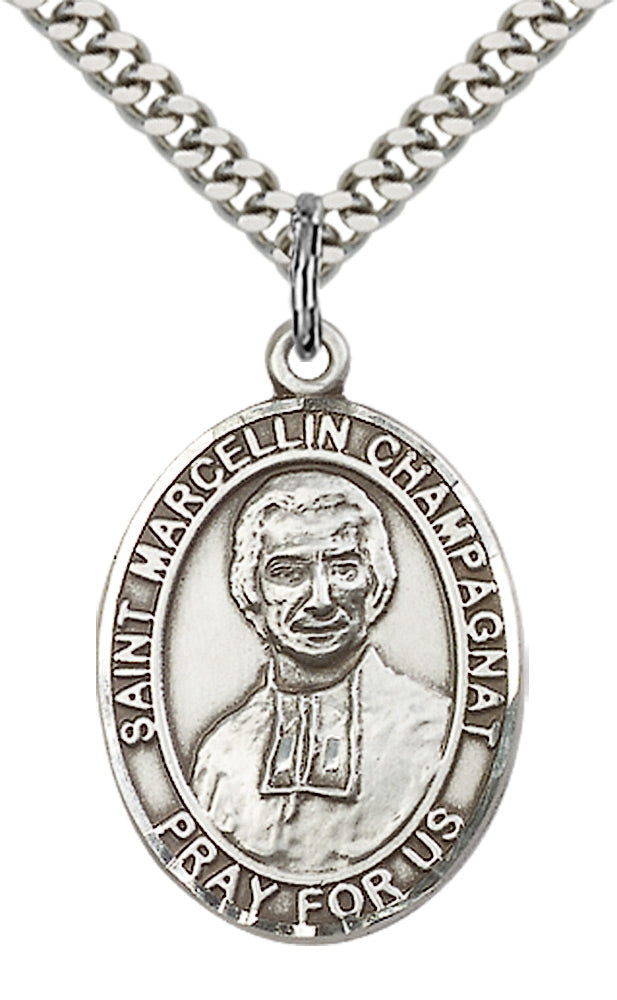 Sterling Silver St. Marcellin Champagnat Pendant