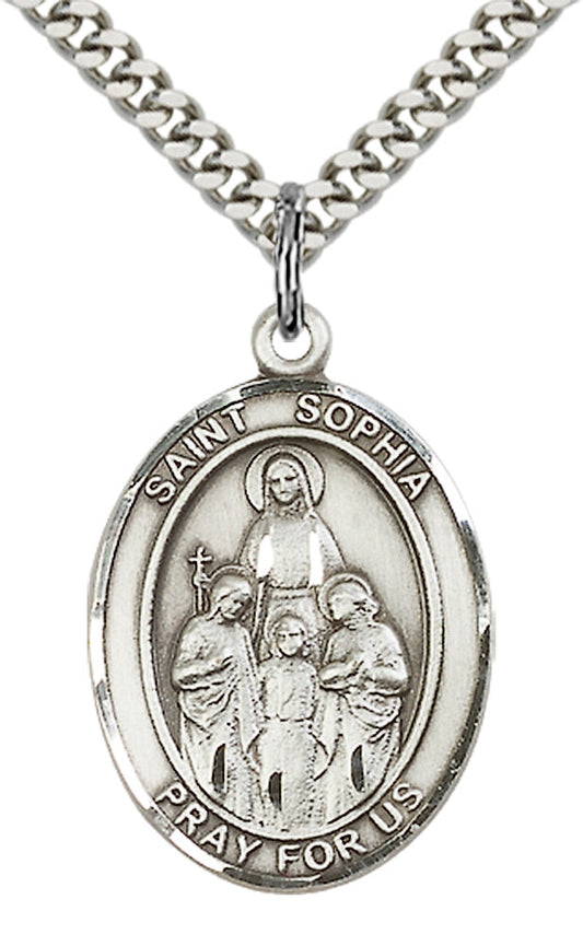 Sterling Silver St. Sophia Pendant