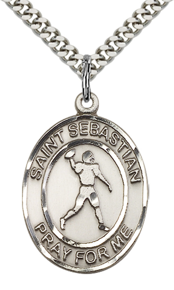 Sterling Silver St. Sebastian Pendant