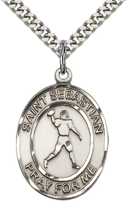 Sterling Silver St. Sebastian Pendant