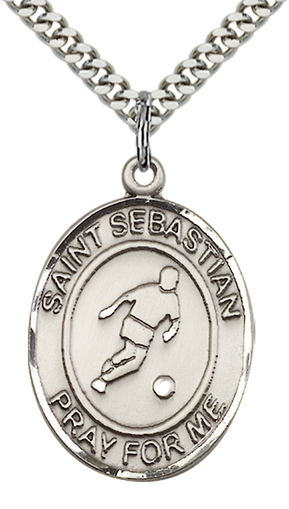 Sterling Silver St. Sebastian Pendant
