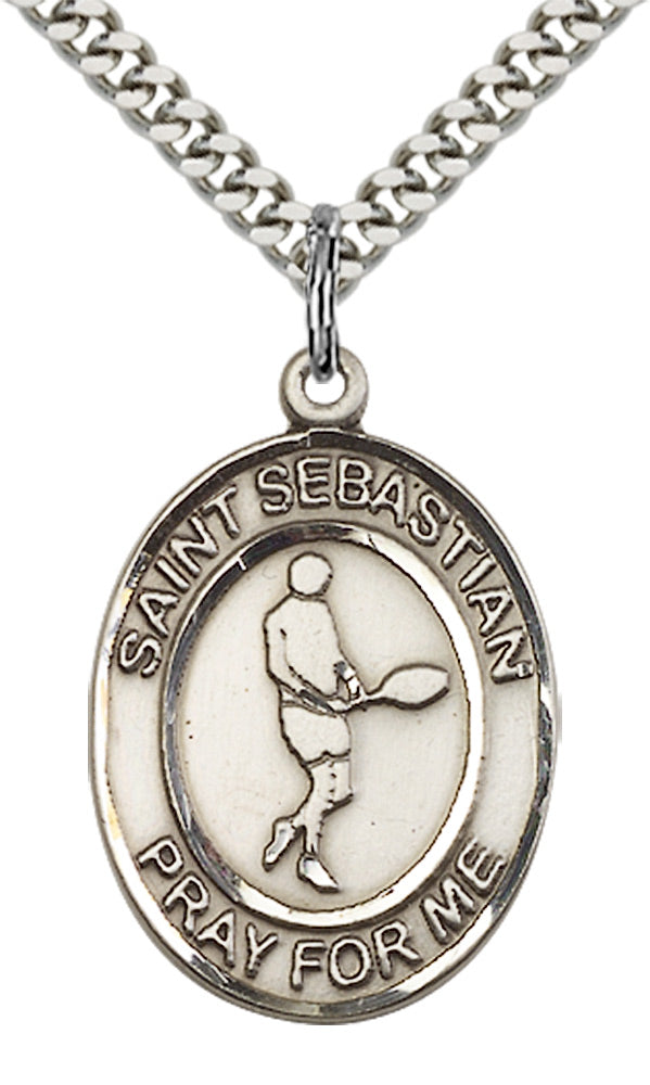 Sterling Silver St. Sebastian Pendant