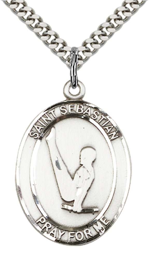 Sterling Silver St. Sebastian Pendant