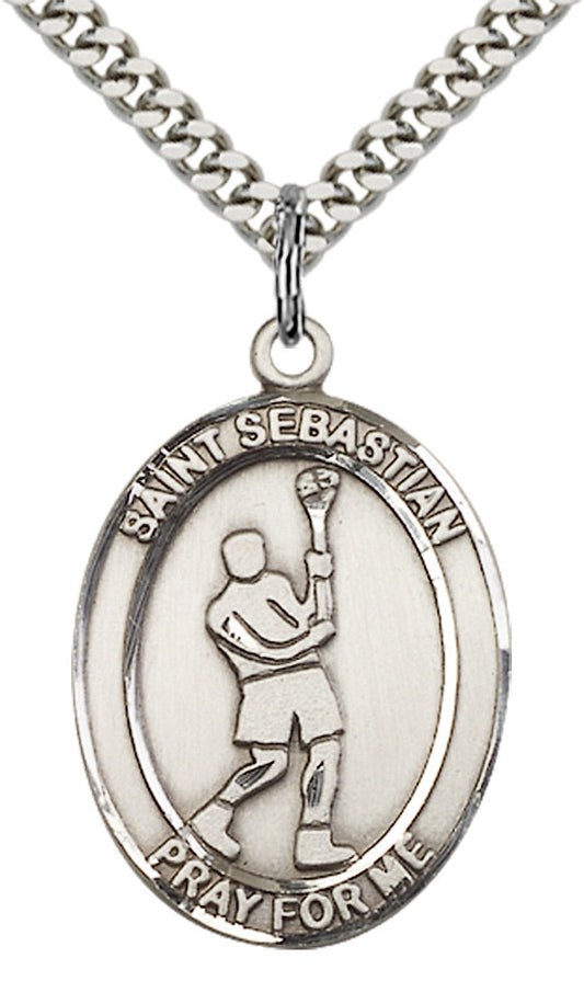 Sterling Silver St. Sebastian Pendant