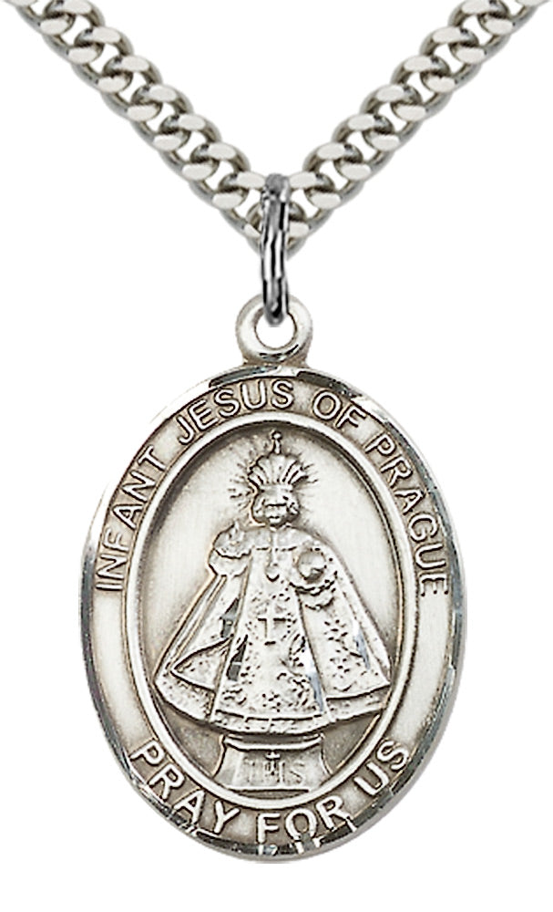 Sterling Silver Infant of Prague Pendant