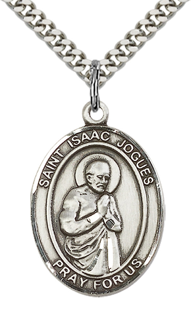 Sterling Silver St. Isaac Jogues Pendant
