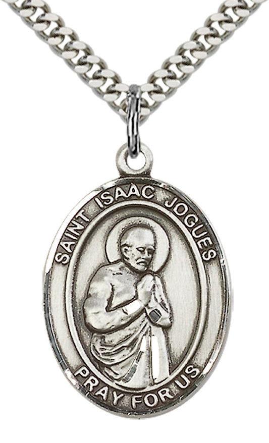 Sterling Silver St. Isaac Jogues Pendant