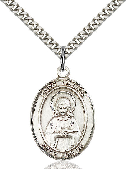 Sterling Silver St. Lillian Pendant