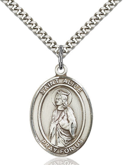 Sterling Silver St. Alice Pendant