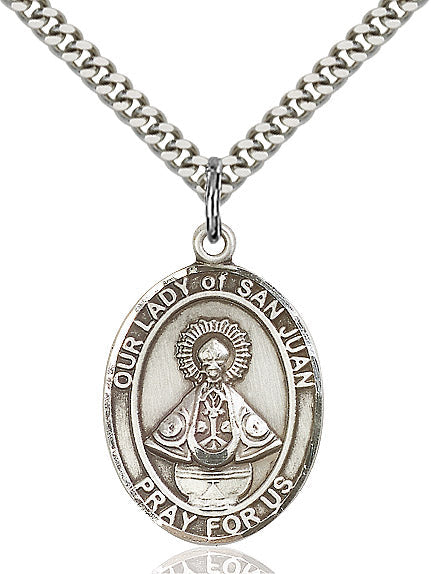 Sterling Silver O/L of San Juan Pendant