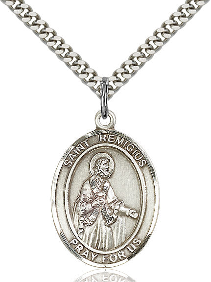 Sterling Silver St. Remigius of Reims Pendant