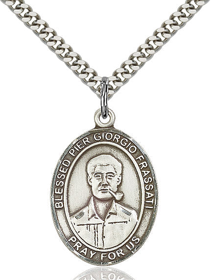 Sterling Silver Blessed Pier Giorgio Frassati Pend
