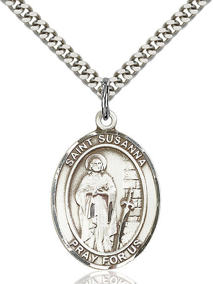 Sterling Silver St. Susanna Pendant